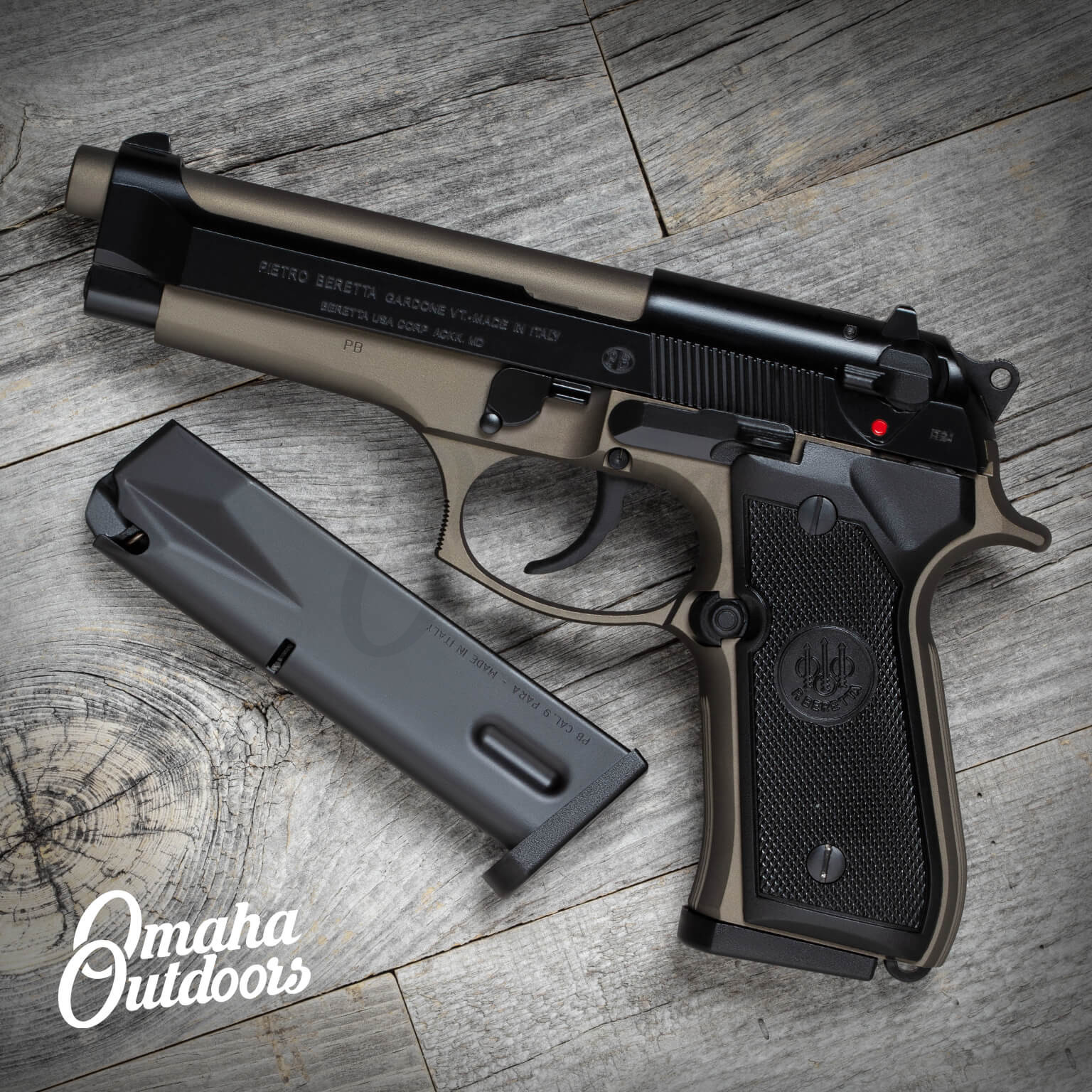 Beretta 92FS Gamma Bronze Omaha Outdoors