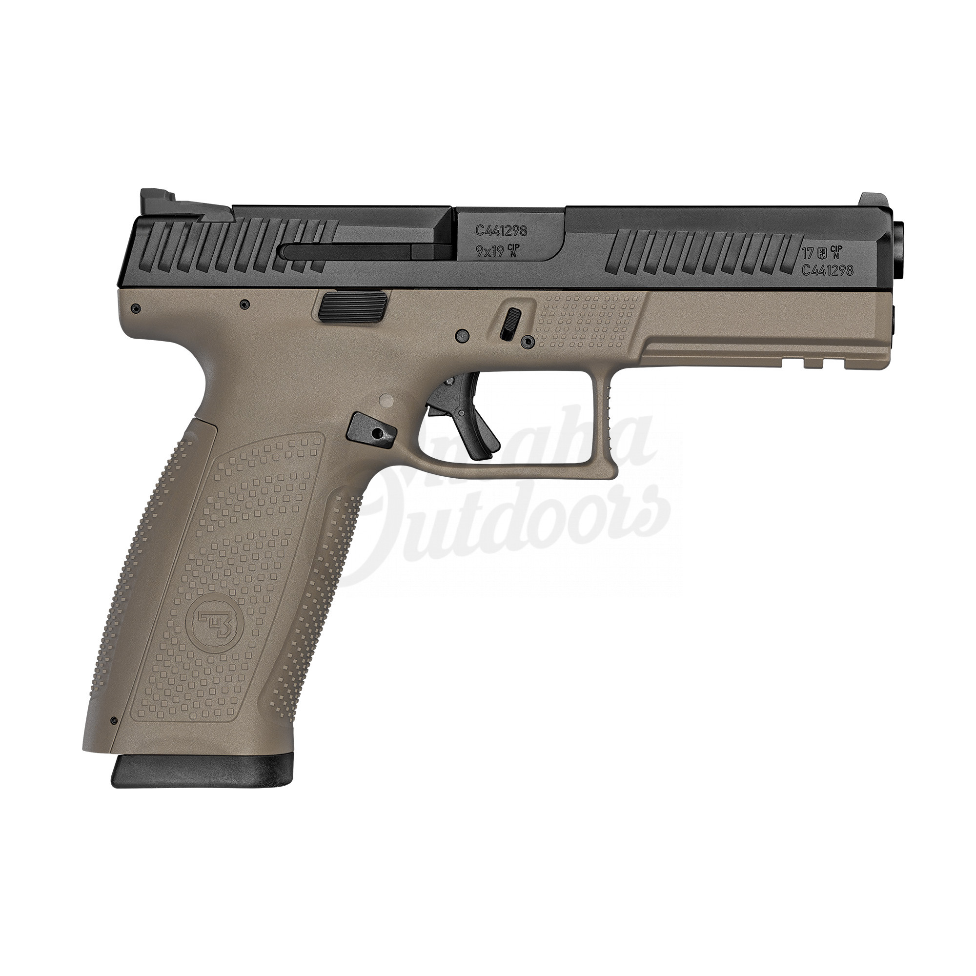 Cz P F Mm Fde Round Night Sights Omaha Outdoors