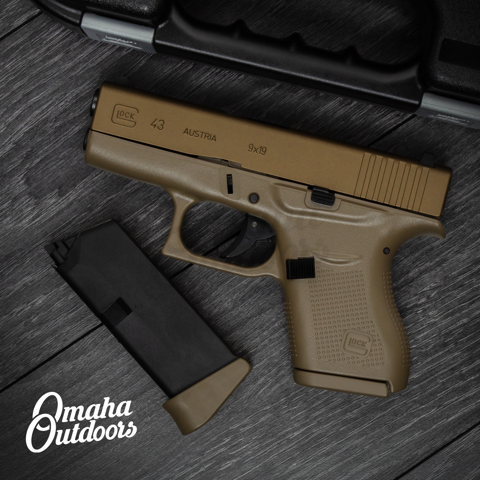 Glock Magpul Fde Pistol Rd Mm Burnt Bronze Slide Ui Fdebb