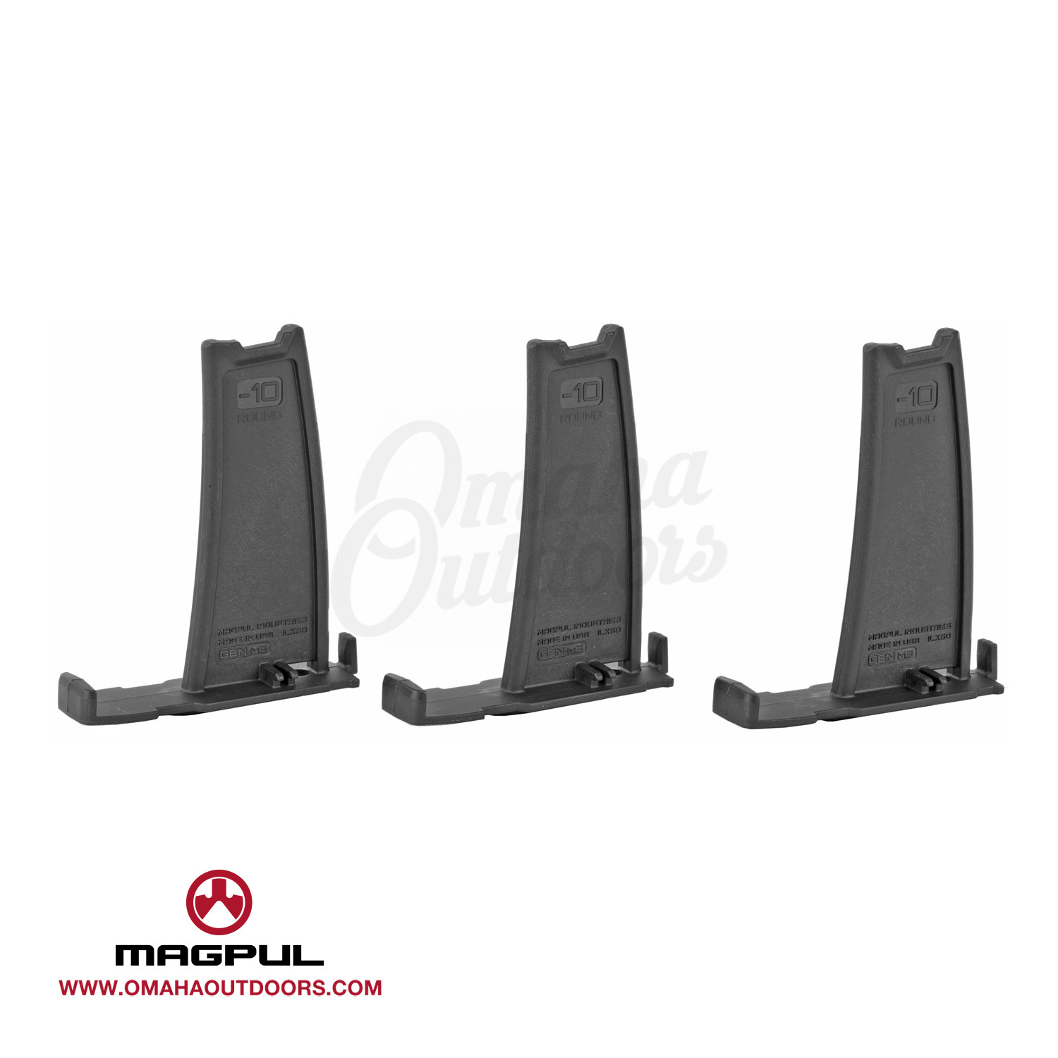 Magpul PMAG LR SR Gen M3 Minus 10 Round Limiter 3 Pack Omaha Outdoors