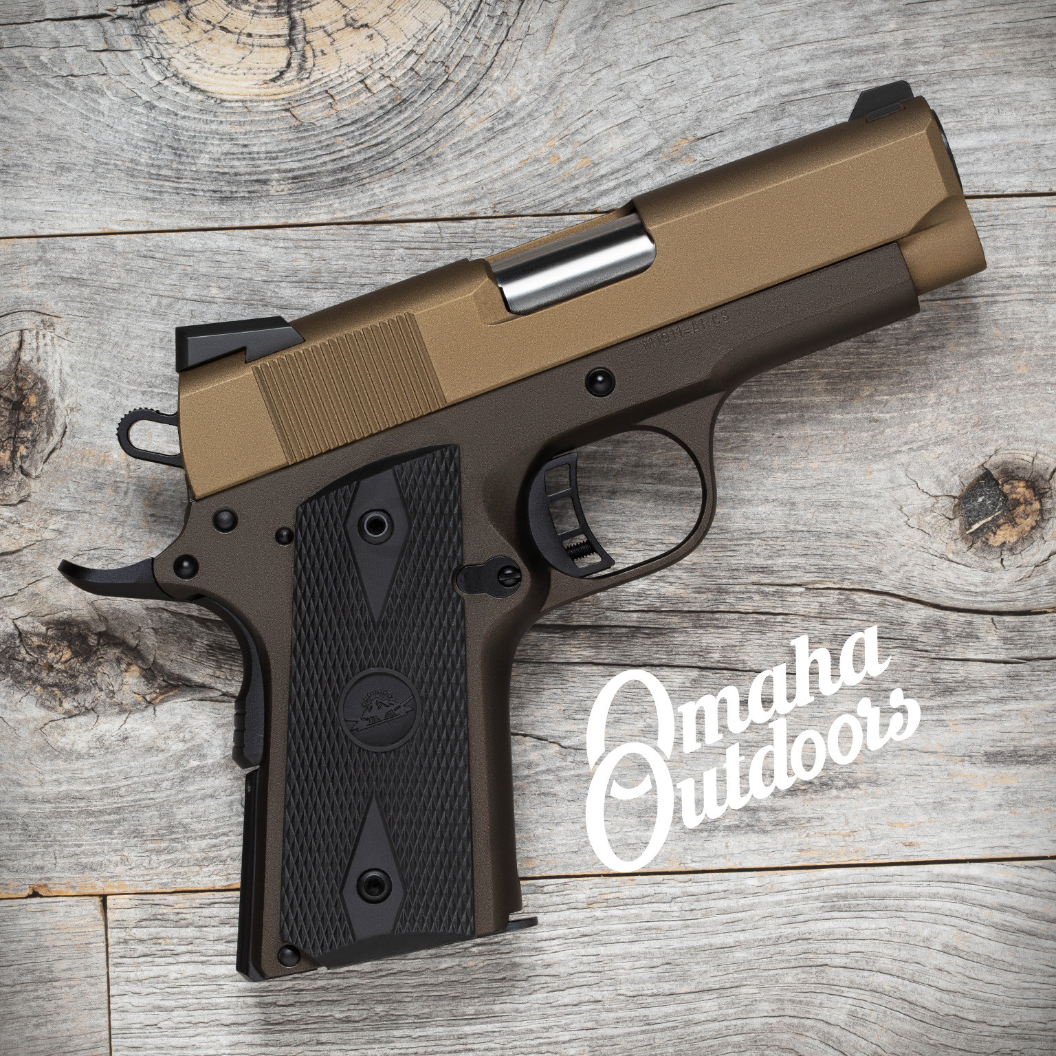 Rock Island Compact Tactical Spartan Bronze Burnt Bronze Omaha