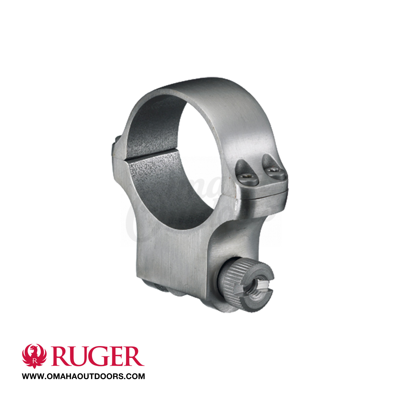 Ruger 5K30HM Stainless 30mm High Scope Ring Omaha Outdoors