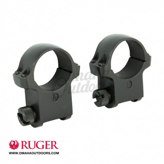 Ruger 5BHM 6BHM 1 High Scope Ring Set Omaha Outdoors