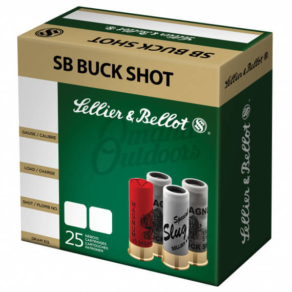 Sellier Bellot Ammo Gauge Buckshot Pellets Rounds