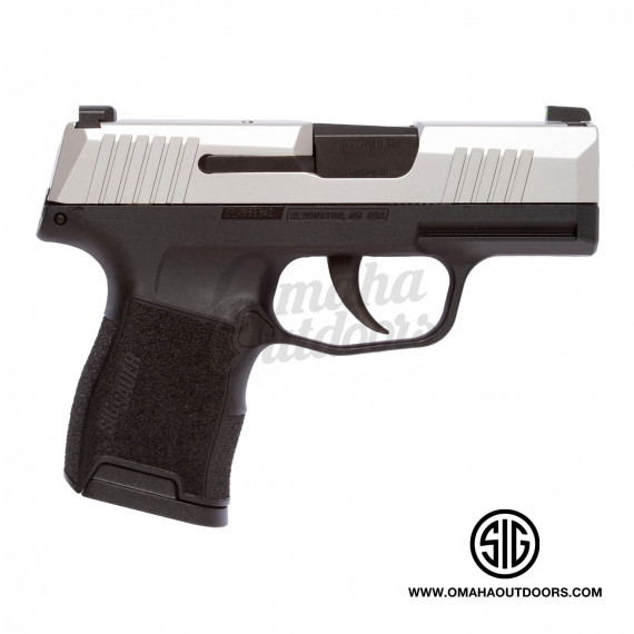 Sig P Rd Mm Stainless Slide Pistol Xray Day Night Sights