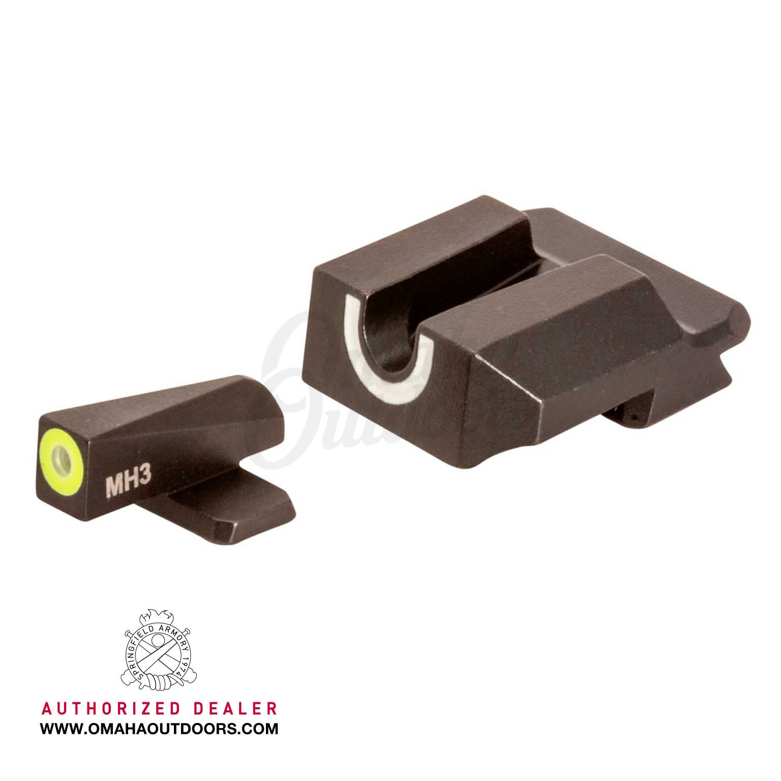 Springfield Echelon U Dot Tritium Luminescent Iron Low Profile Sight