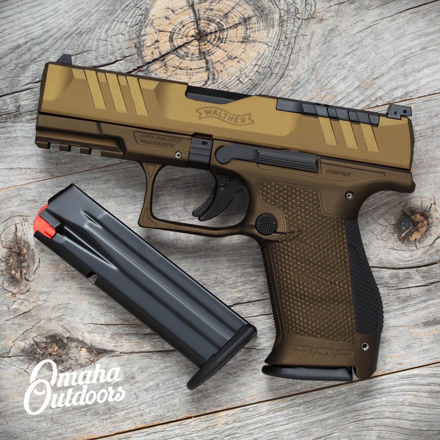 Walther Pdp Compact Spartan Bronze Burnt Bronze Omaha Outdoors