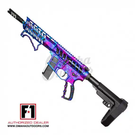 F1 Firearms UDP 9 Skeletonized Mermaid AR 9 Pistol 17 RD 9mm 8 3