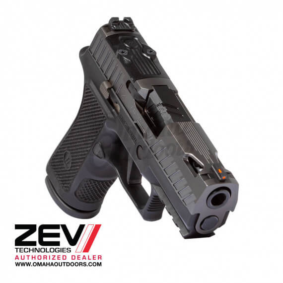 Zev Tech P Xcompact Octane Rd Mm Titanium Gray Pistol Rmr Cut