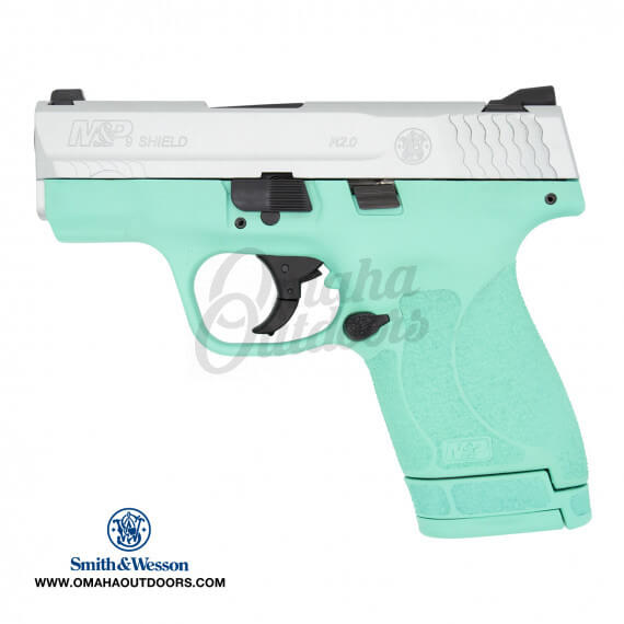 Smith And Wesson Mandp9 Shield 78 Rd 9mm Tiffany Blue Pistol Omaha