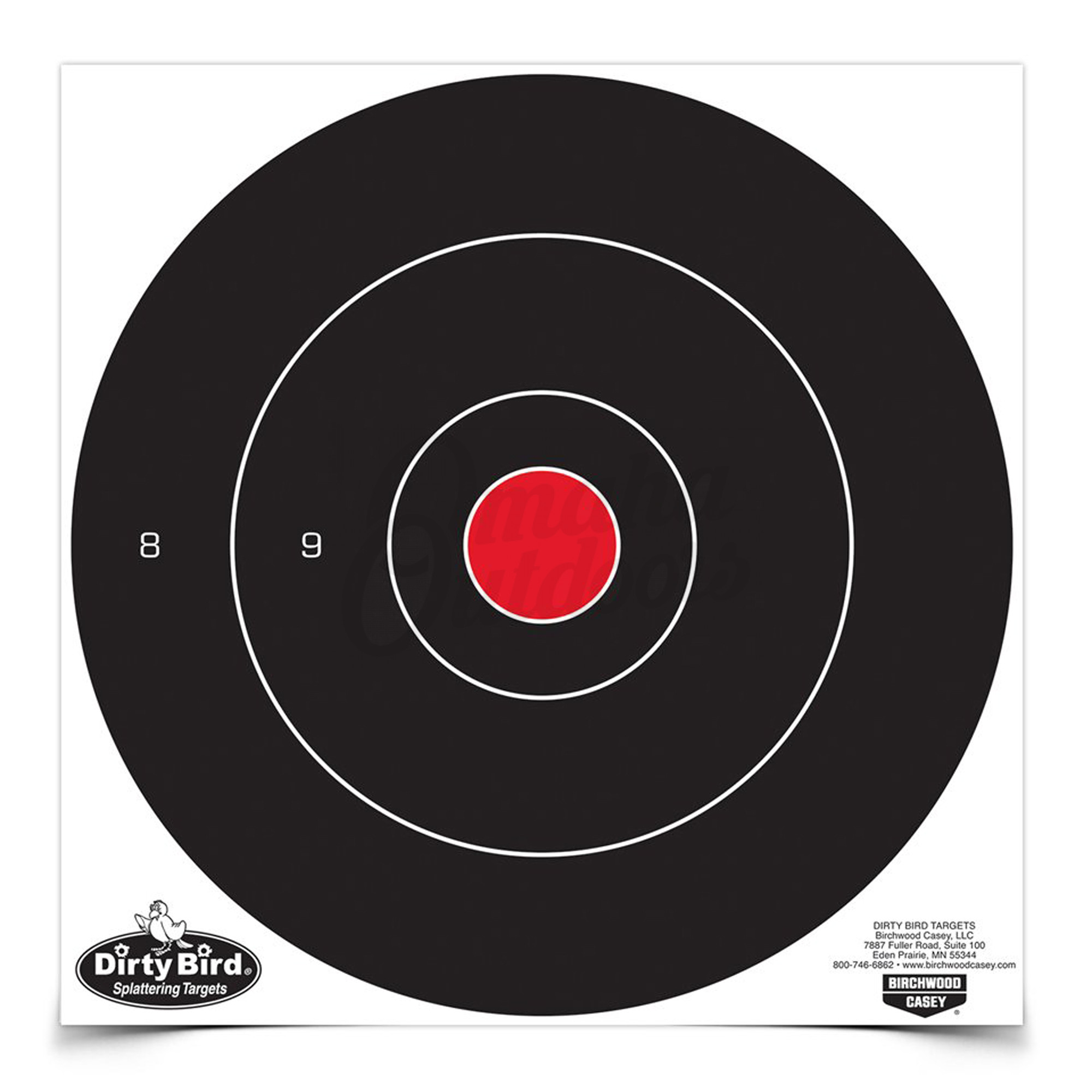 Birchwood Casey Dirty Bird 12-Inch Bullseye Targets 12 Sheets - Omaha ...