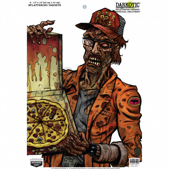birchwood casey darkotic paper target zombie special