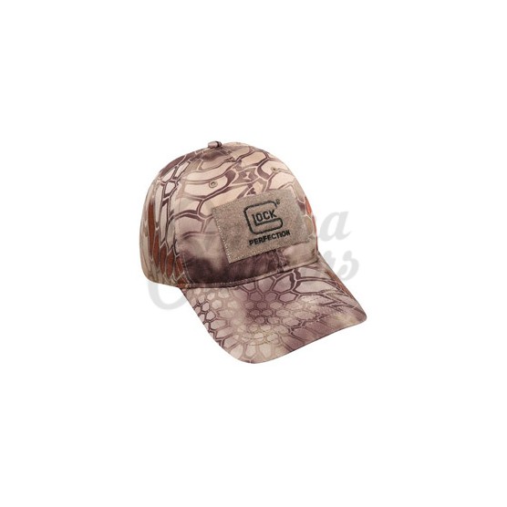 Glock Kryptek Highlander Browntan Camouflage Hat Cotton Embroidered