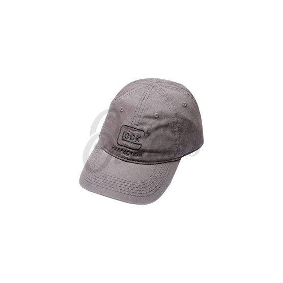 Glock Girl Black Silver Logo Chino Hat Unstructured Baseball Cap Cotton 