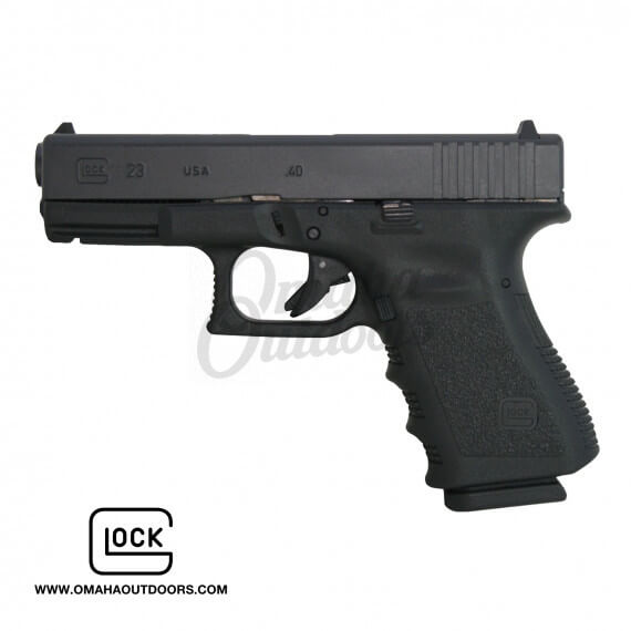 Glock 23 Gen 3 Pistol Black 13 RD 40 S&W USA G2313US - Omaha Outdoors