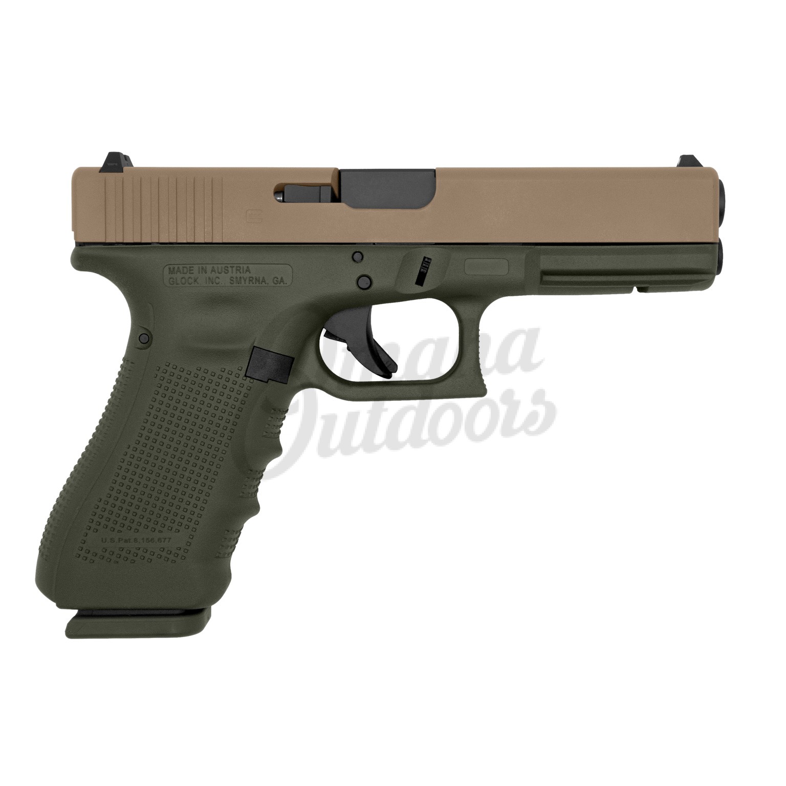 GLOCK 17 OD green •