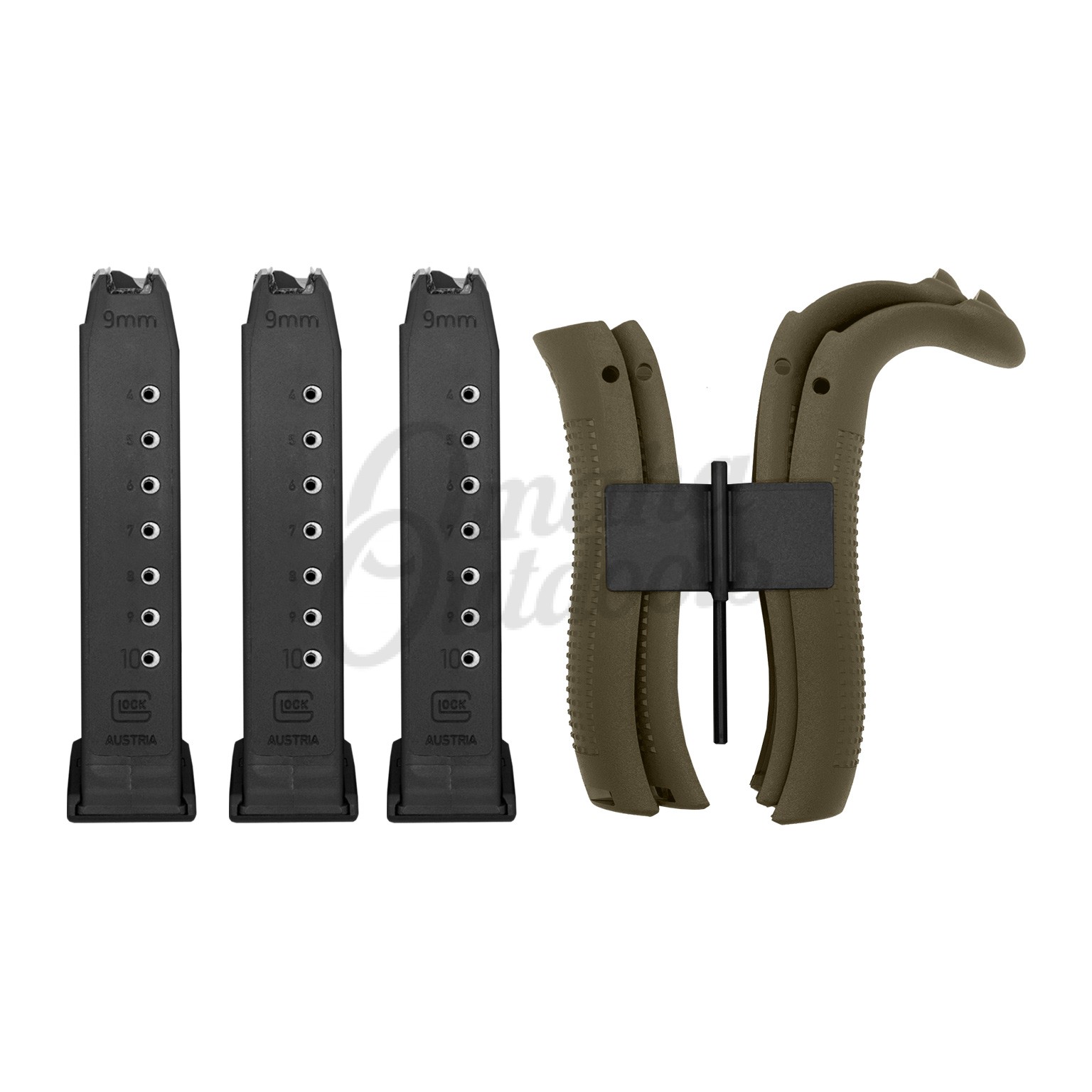 Glock 17 Gen 4 OD Green Pistol 10 RD 9mm - Omaha Outdoors