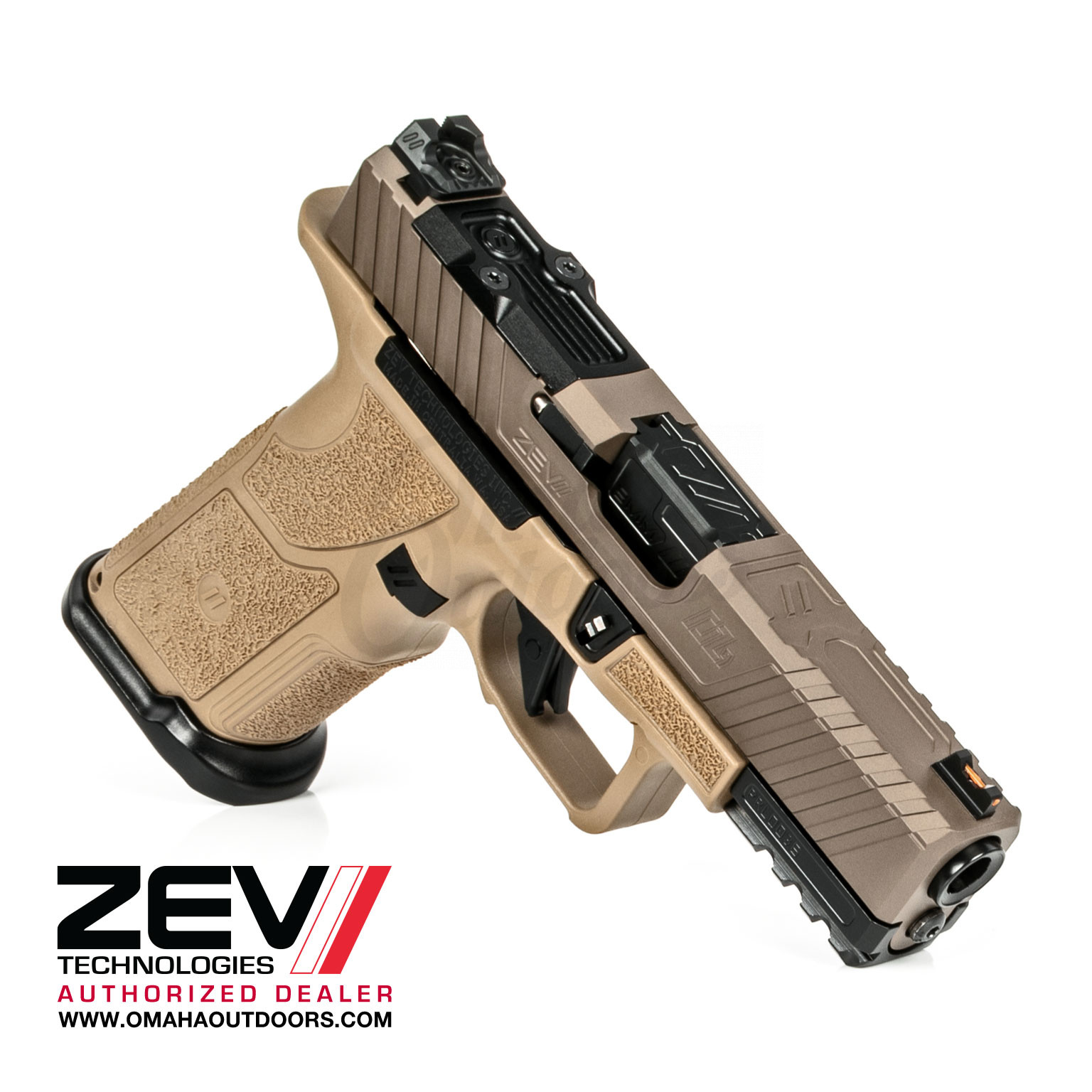 Zev Tech Oz9 Compact X Pistol 9mm Fde 17 Rd Oz9c