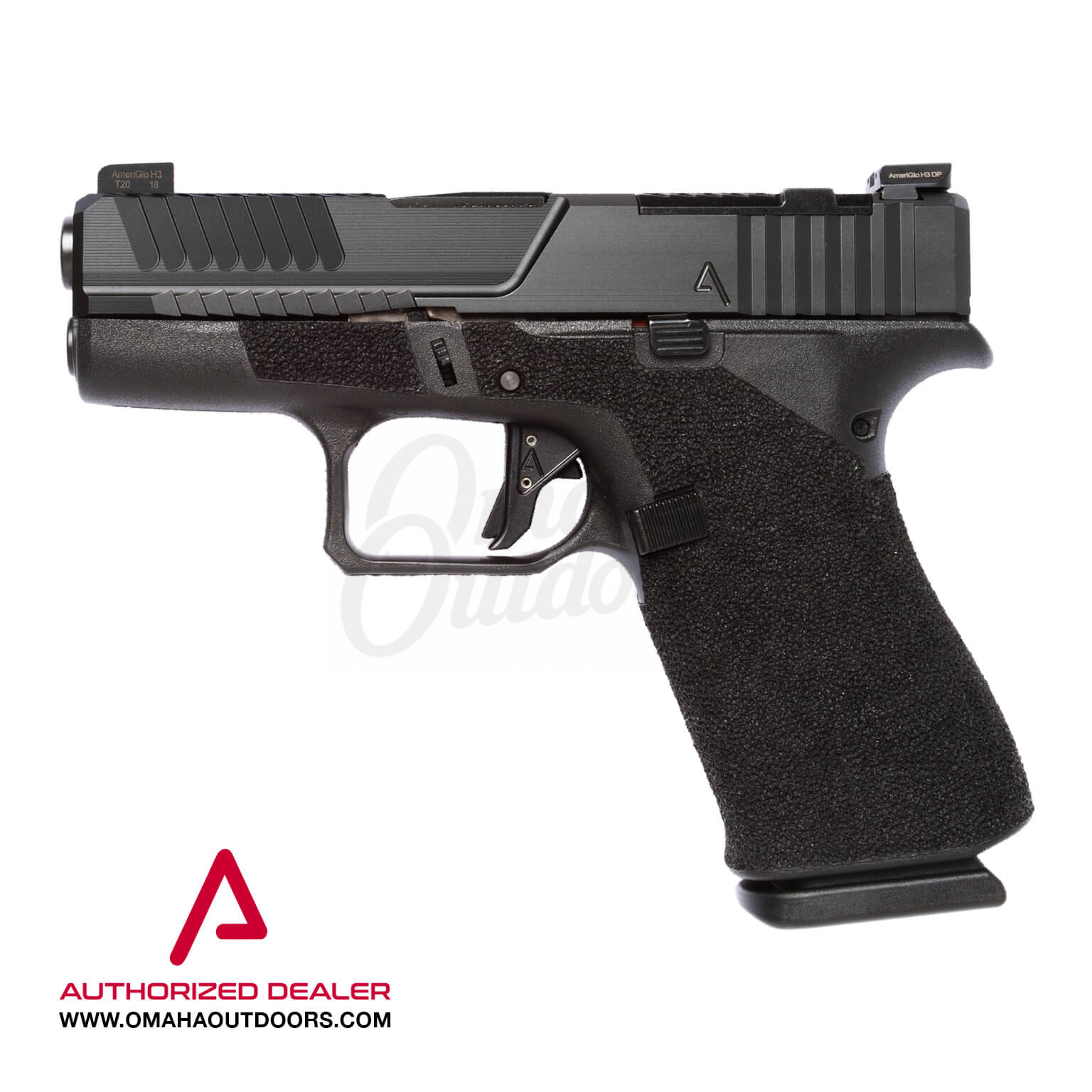 Agency Arms Modified Glock 43x Peacekeeper 10 Rd 9mm Pistol G43x Pk Dlc Amg Omaha Outdoors