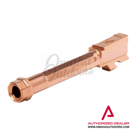 Agency Arms Premier Line Threaded Barrel Glock 48 Rose Gold Omaha