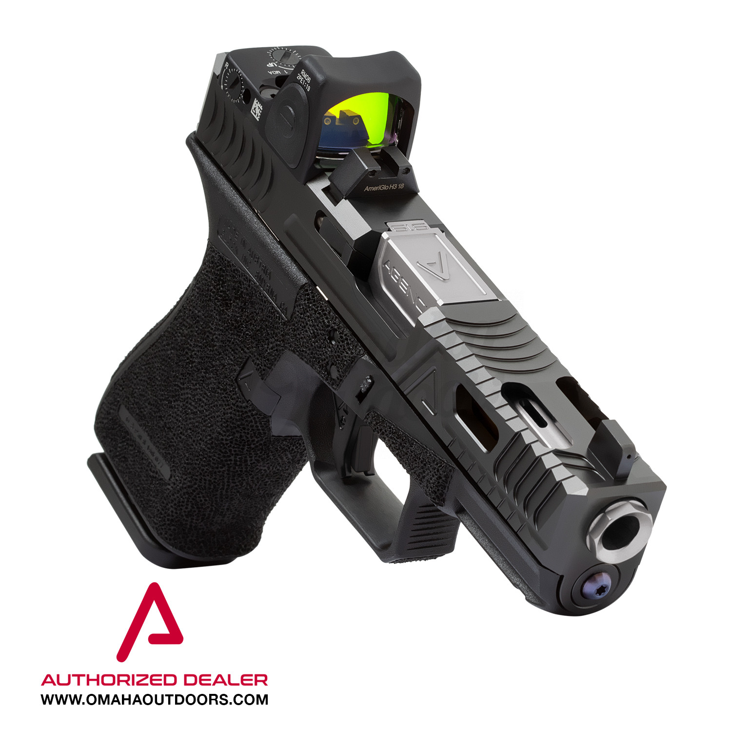 Agency Arms Mod Glock 19C Gen 4 Cipher 15RD Ported Stainless Premier ...