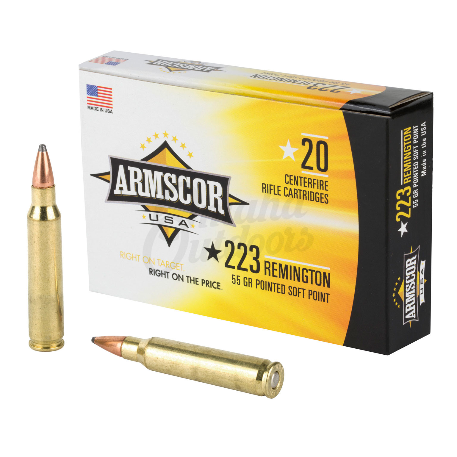 Armscor 223 55gr psp 20 rounds