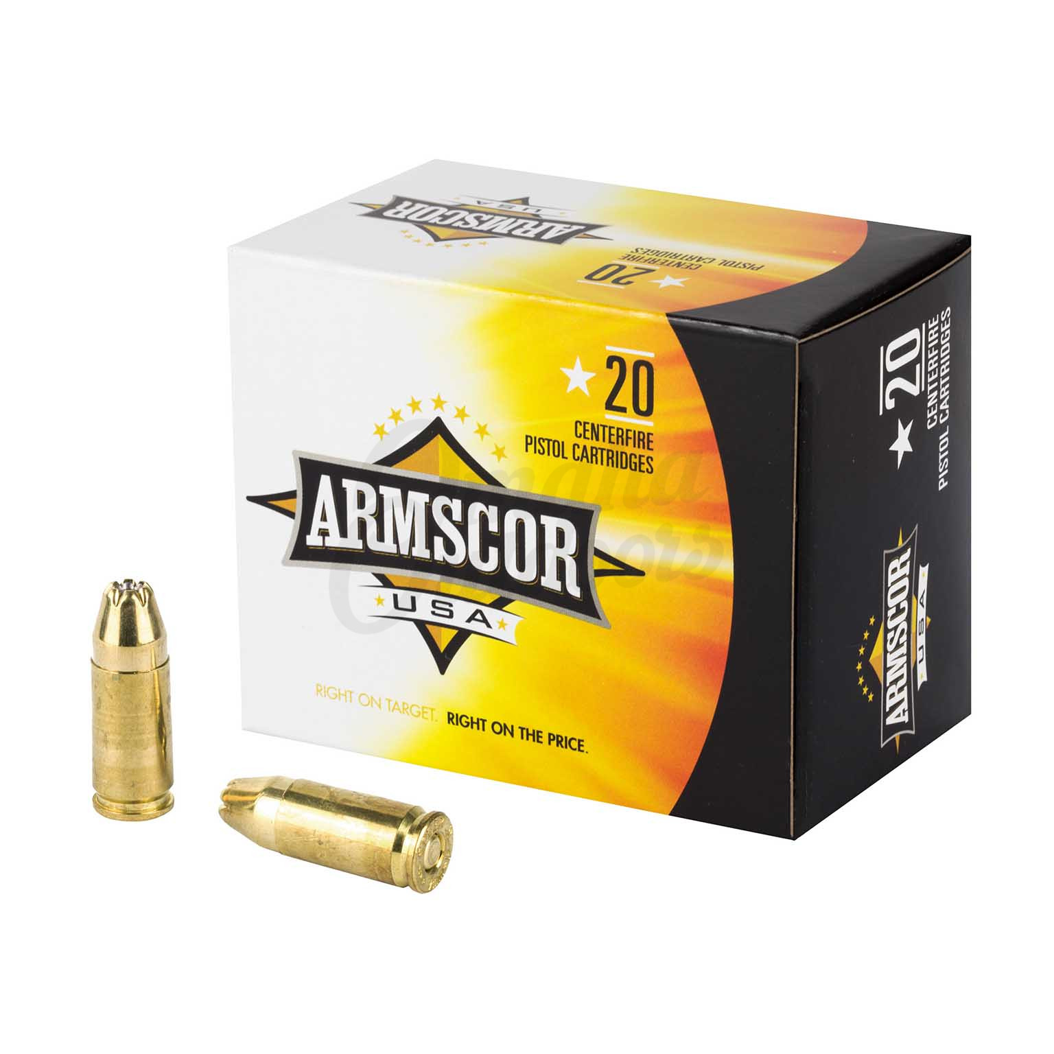 Armscor 9mm 124gr JHP 20 Rounds - Omaha Outdoors