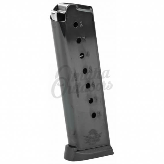 Rock Island Armory 1911 Magazine 45 Acp 8 Rounds Steel Blued In Stock 9701