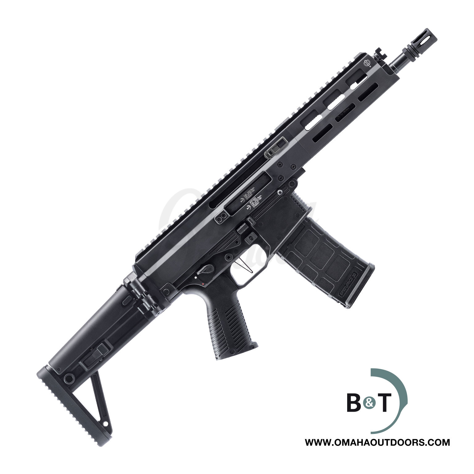 840225710090 B&T APC223 Pro SBR MBT Stock 10.39 Inch - Omaha Outdoors