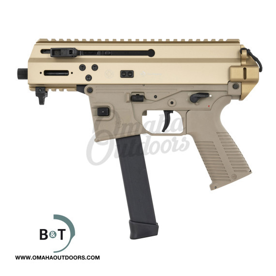 B&T APC9K Pro Glock With Telescopic Adapter Coyote Tan - Omaha Outdoors