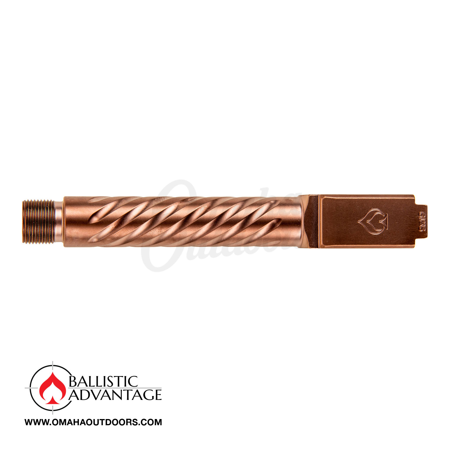 Ballistic Advantage Premium Glock 19 Spiral Fluted Threaded Barrel