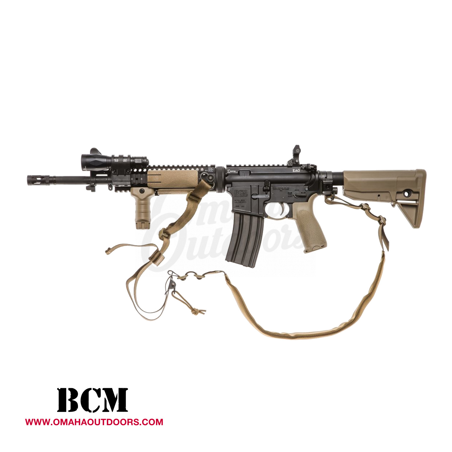 BCM EAG Tactical FDE Rifle 30 RD 5.56 14.5