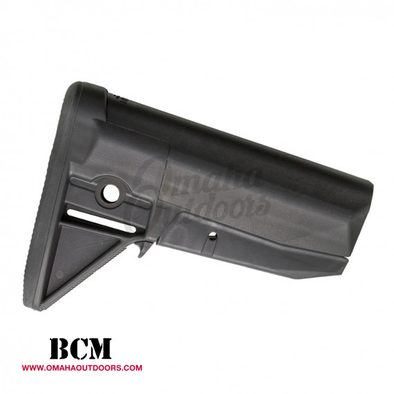 BCM Buttstock Kit AR-15 Mil-Spec Collapsible 6 Position Polymer BCM ...