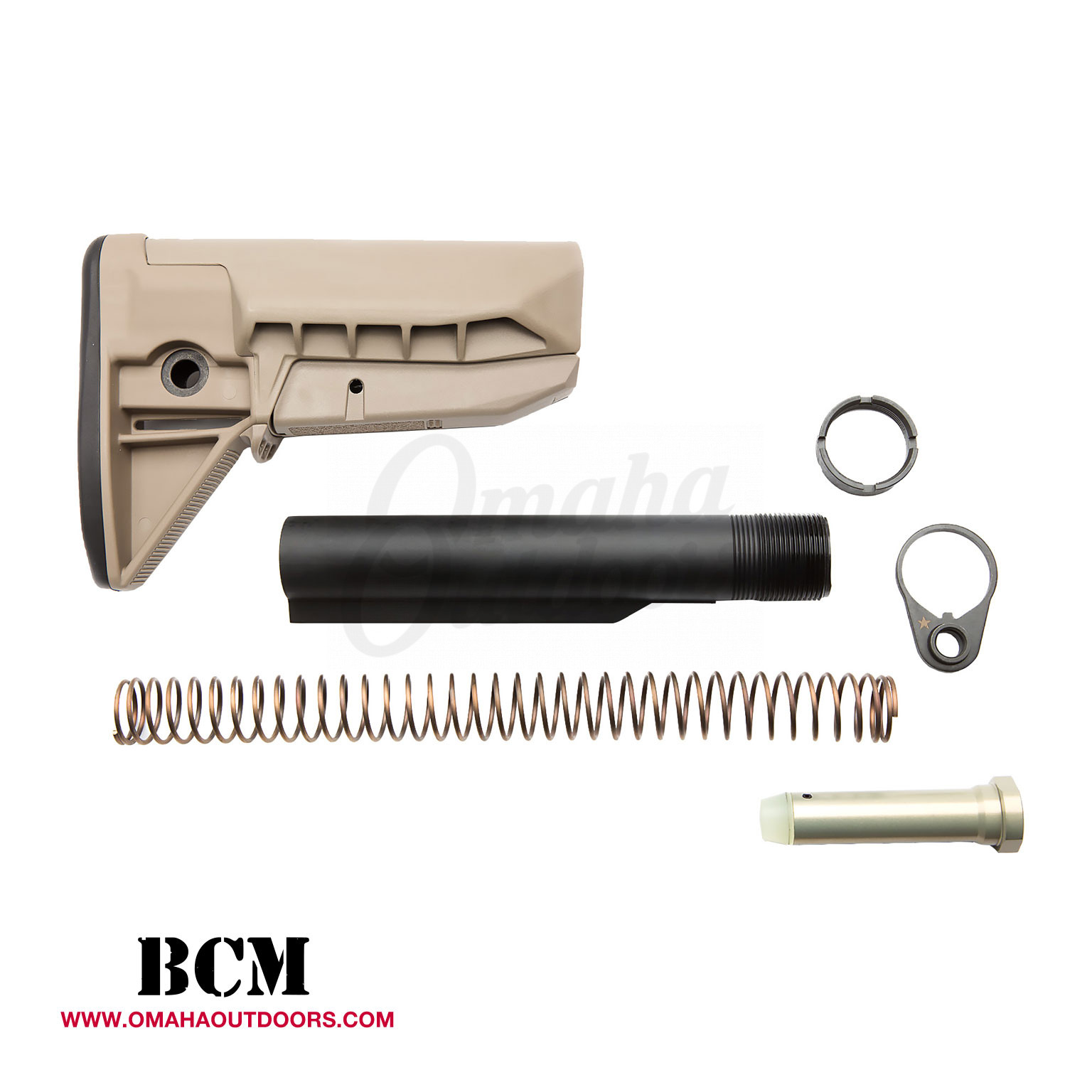 AR-15 Pink Cerakote SOPMOD Stock Buffer Kit