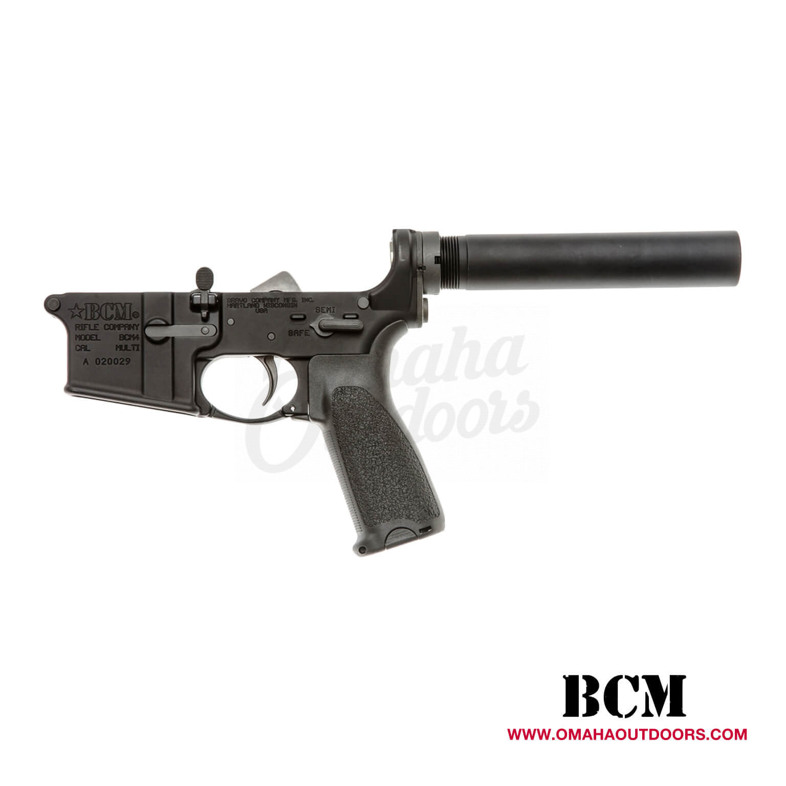 Bravo Company BCM AR-15 Complete Pistol Lower Receiver - Omaha Outdoors