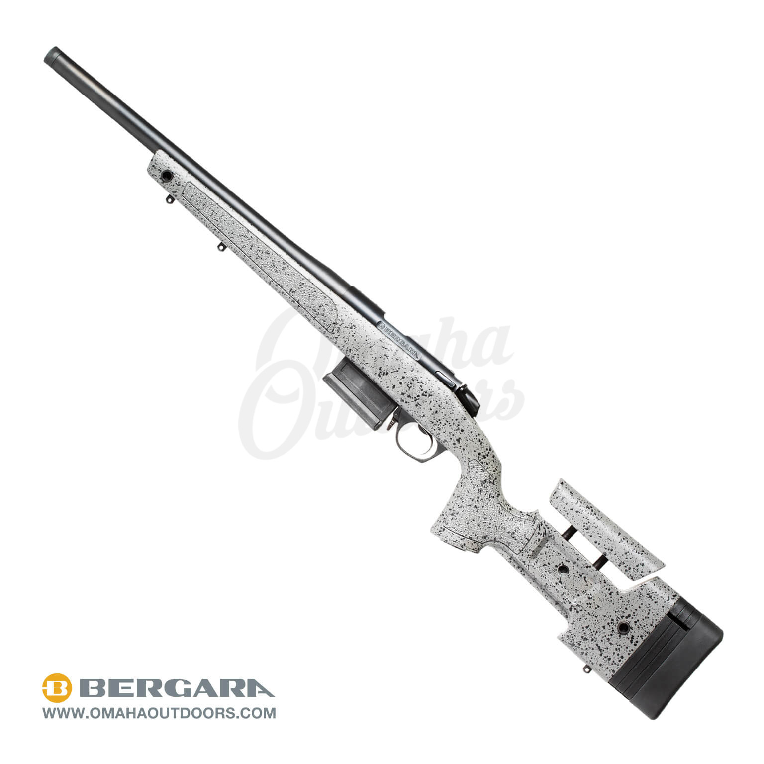 Bergara B14 Trainer Black Fleck Gray Bolt Rifle 10 Rd 22lr 18 Omaha Outdoors