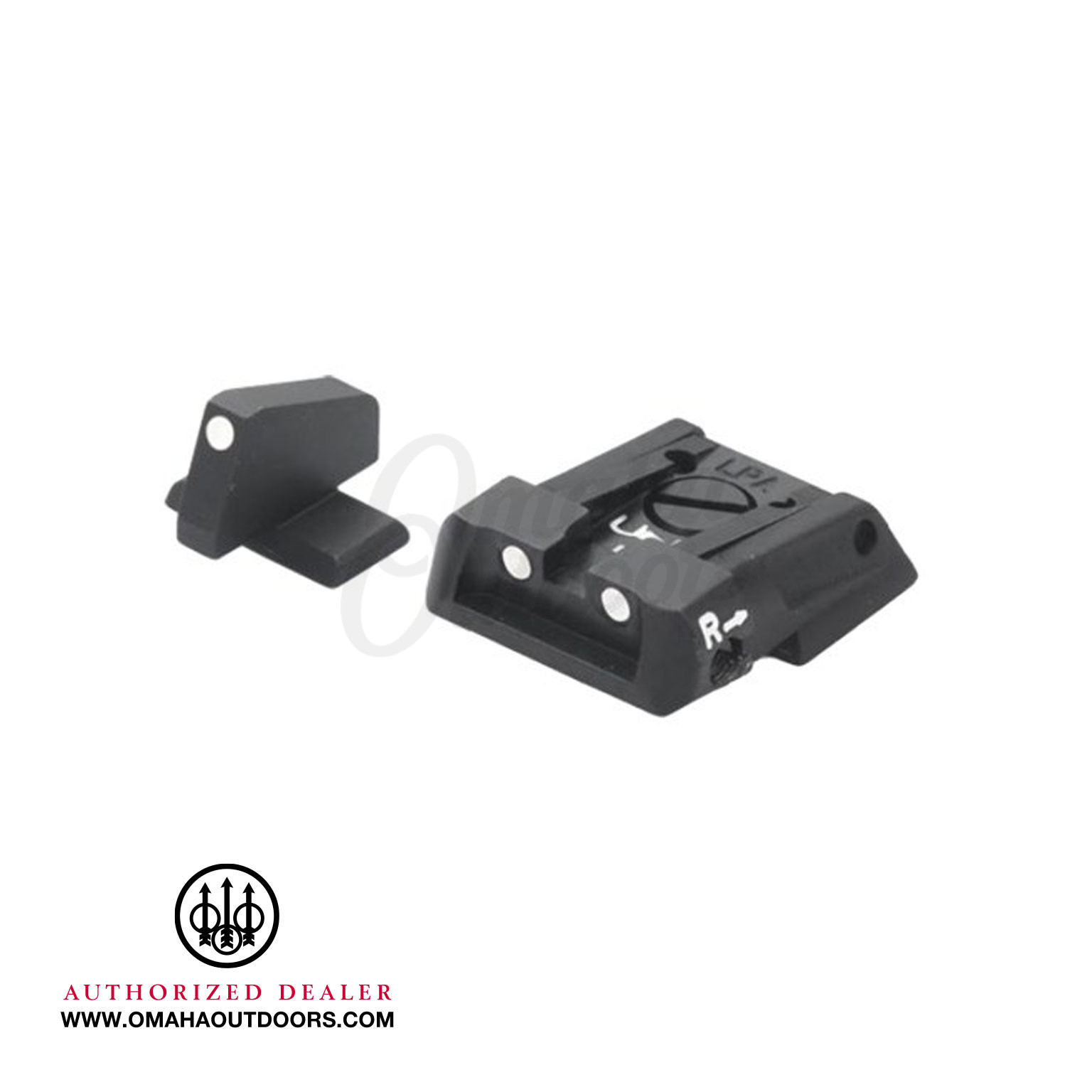 Beretta APX White Dot Adjustable Sight Kit - Omaha Outdoors