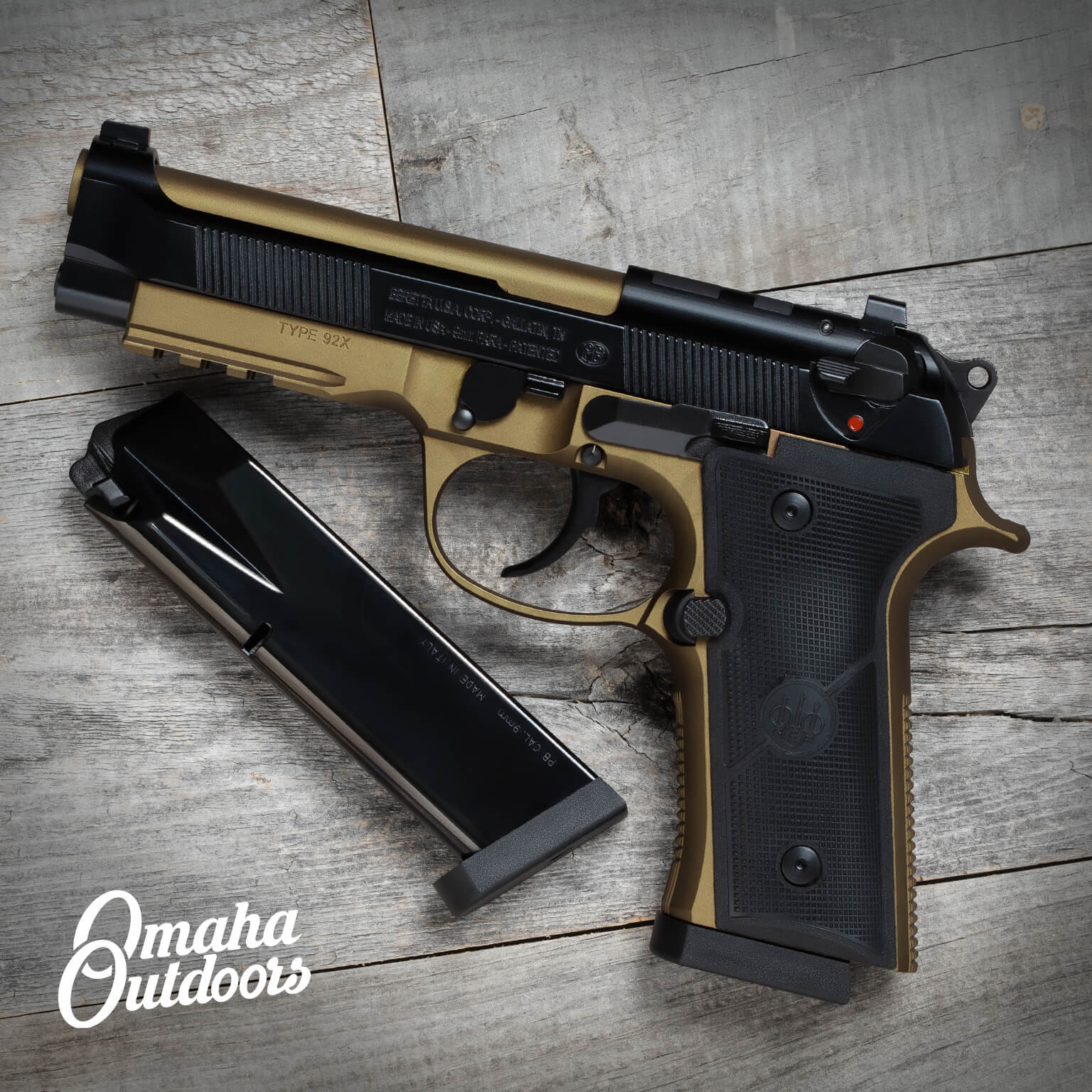 Beretta 92X RDO GR Full Size Burnt Bronze 18 RD - Omaha Outdoors