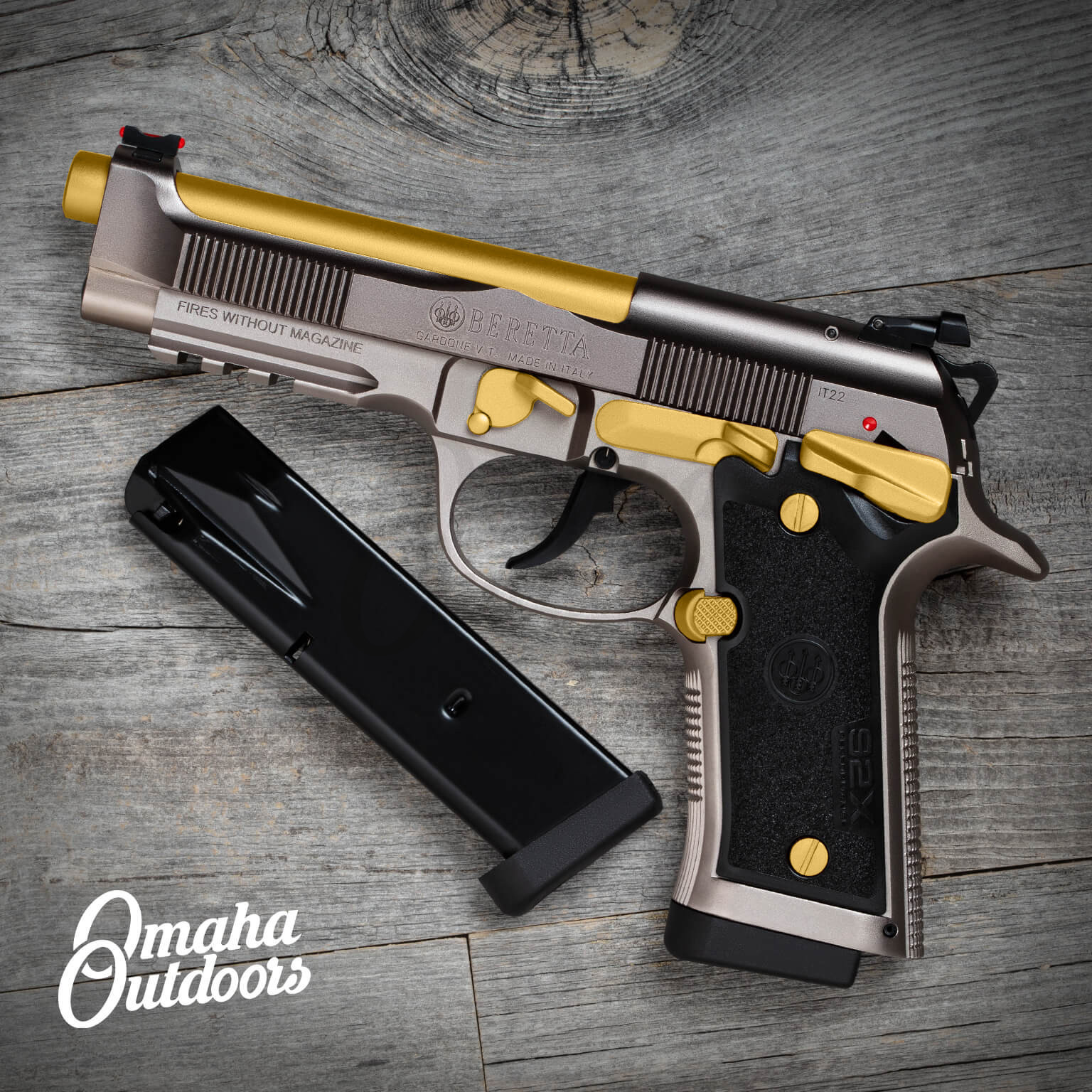 Beretta 92X Performance Gold Barrel / Accents - Omaha Outdoors