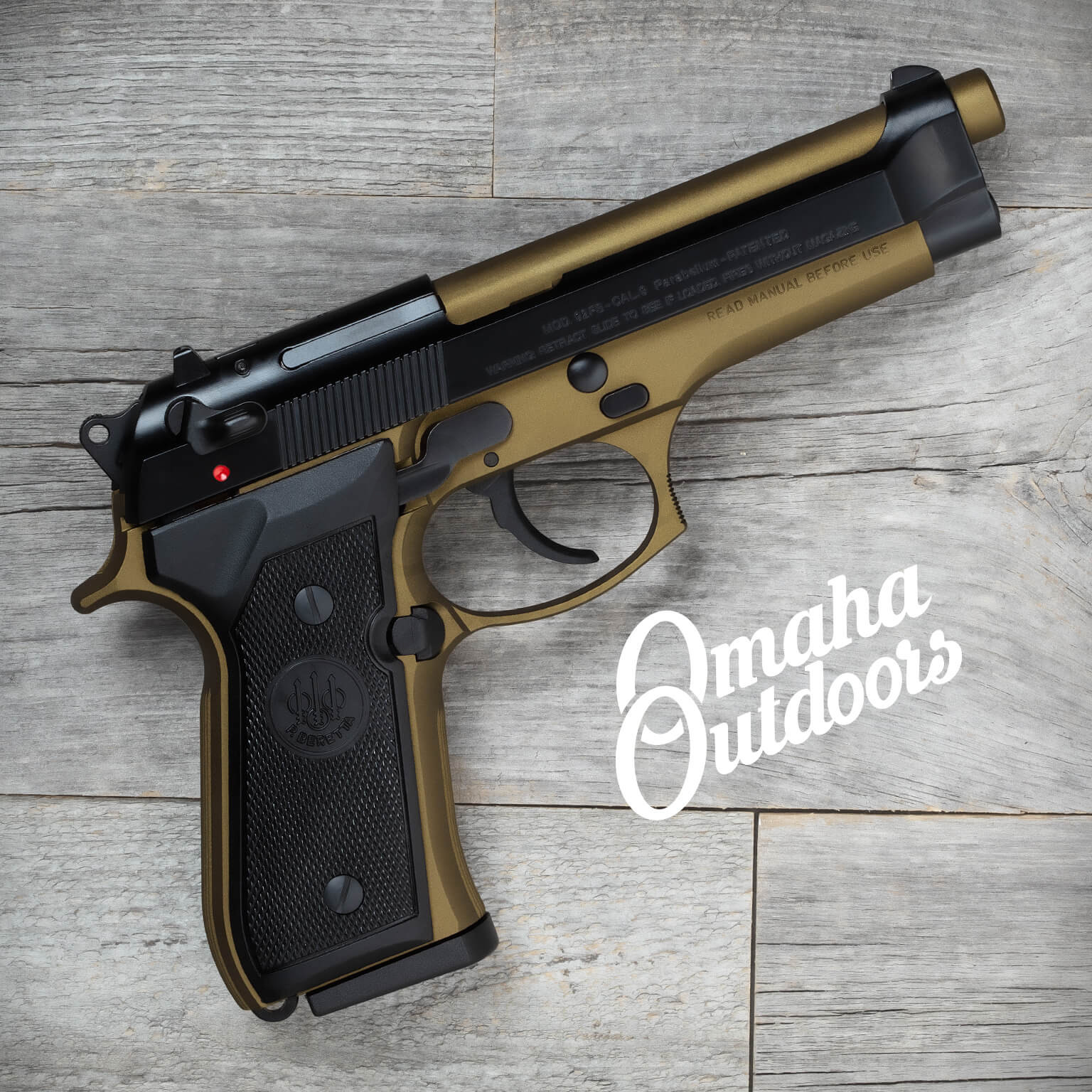 Beretta 92FS Burnt Bronze 10 Round - Omaha Outdoors