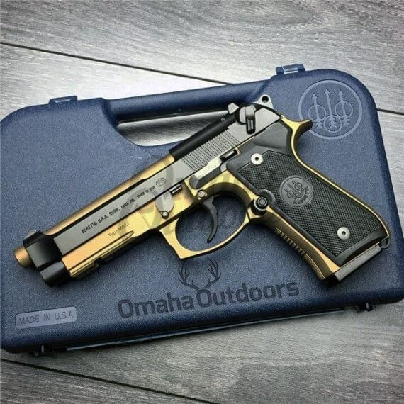 Beretta M9a1 Burnt Bronze Pistol 15 Rd 9mm Omaha Outdoors 4611