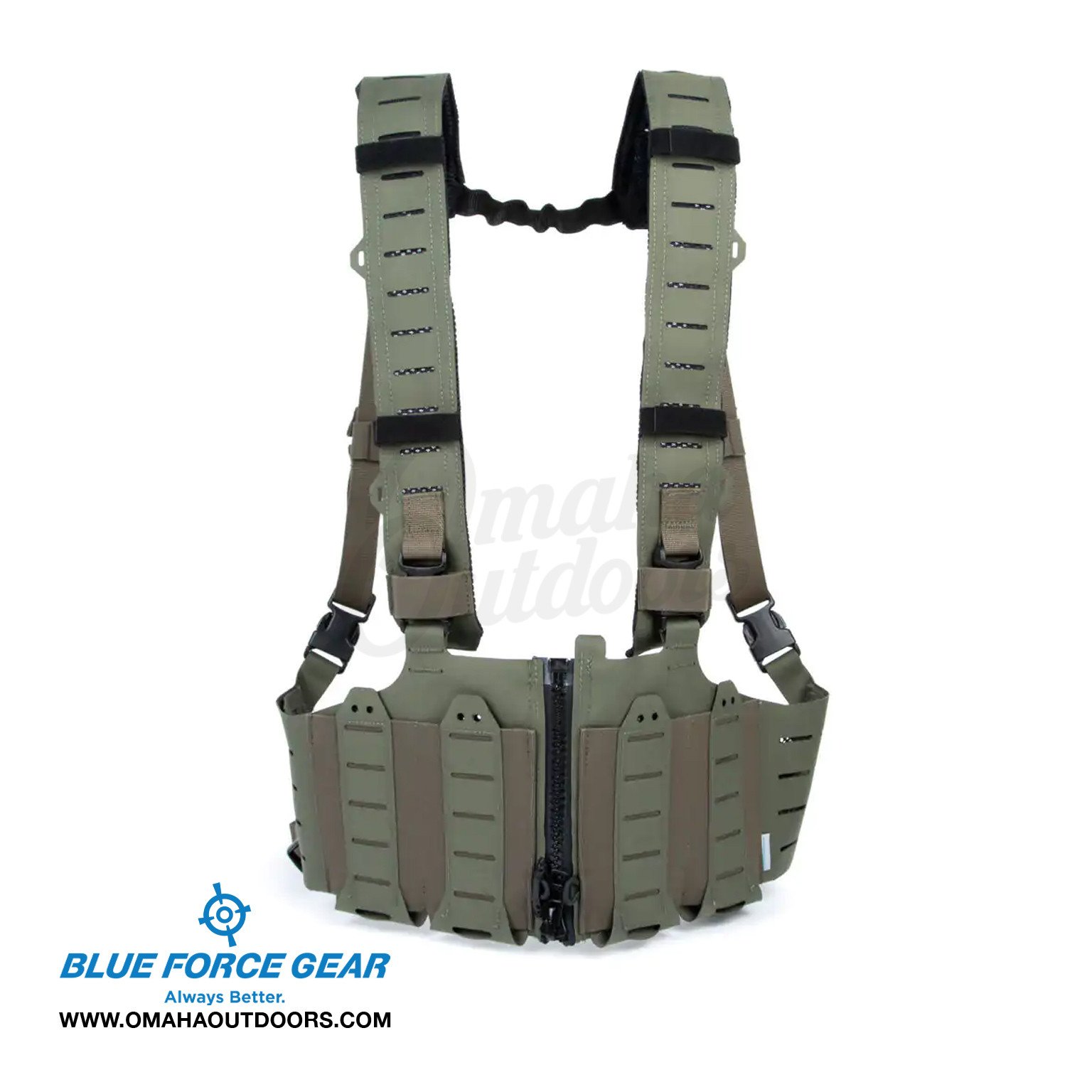 Blue Force Gear Ten-Speed SF 308 Chest Rig Ranger Green - Omaha Outdoors