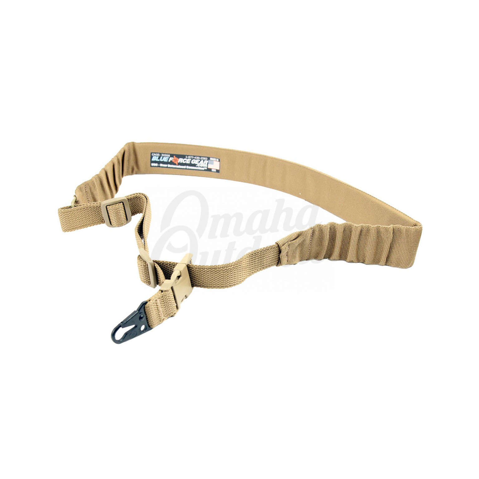 Blue Force Gear Udc Padded Bungee Single Point Sling Hk Snap Hook In Stock