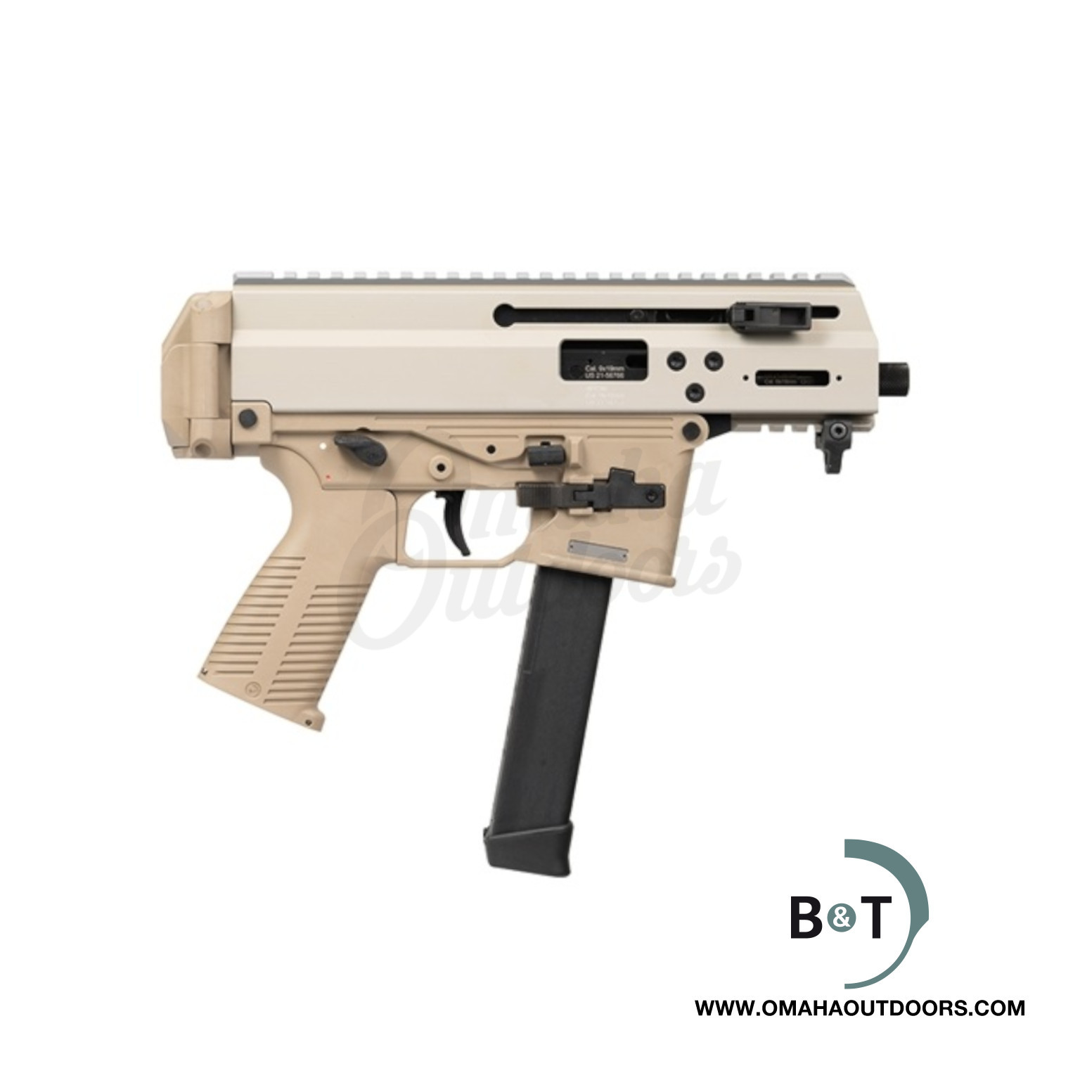 Notify Me - B&T APC9K PRO-G Tan Pistol 33 RD 9mm 5.5" Threaded Barrel ...