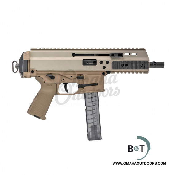 B&T APC9 PRO Tan Pistol 30 RD 9mm 7" - Omaha Outdoors