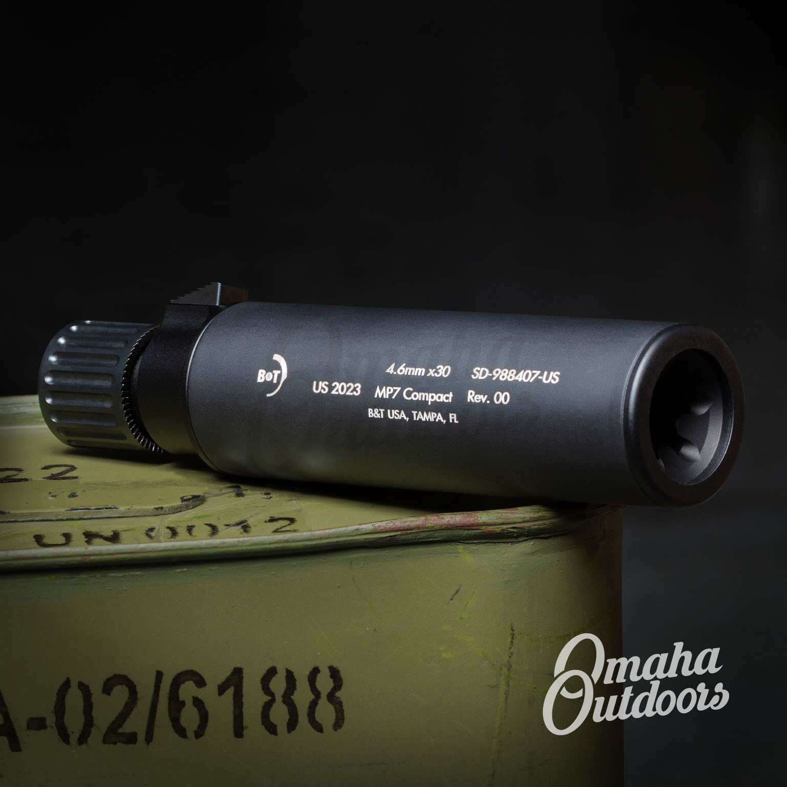 SD-988407-US B&T HK MP7 Compact 4.6x30mm Suppressor - Omaha Outdoors