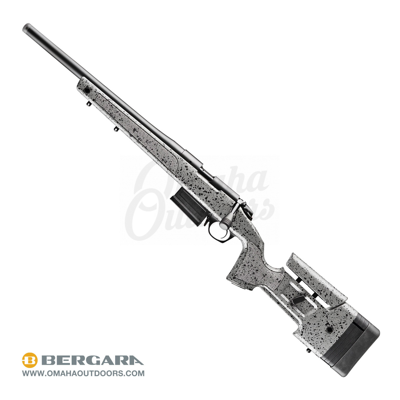 Bergara B14 Trainer Black Fleck Gray Bolt Rifle 10 Rd 22lr 18 Omaha Outdoors