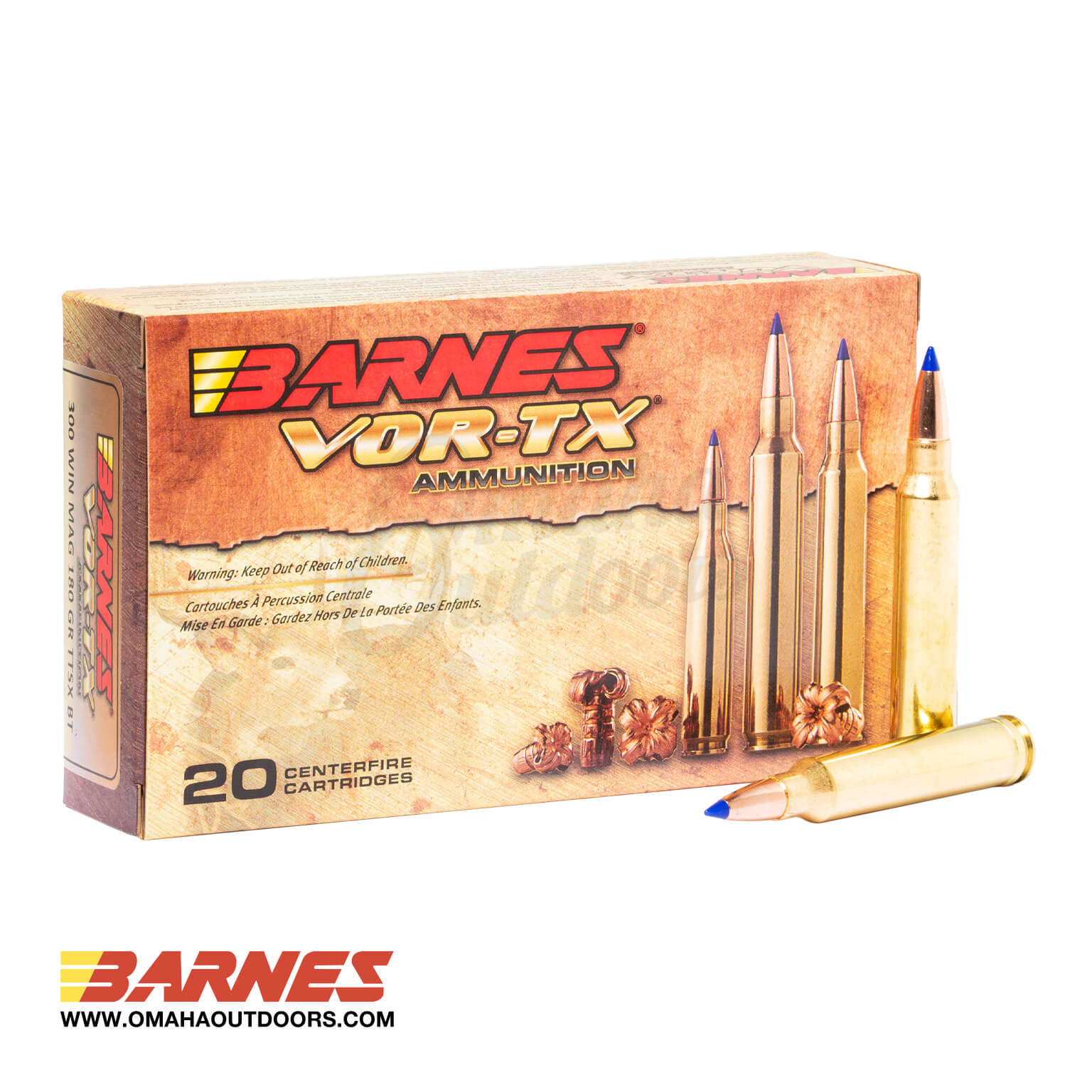 Notify Me Barnes Vor Tx 300 Win Mag 180 Gr Ttsx 20 Rounds Omaha Outdoors 8107