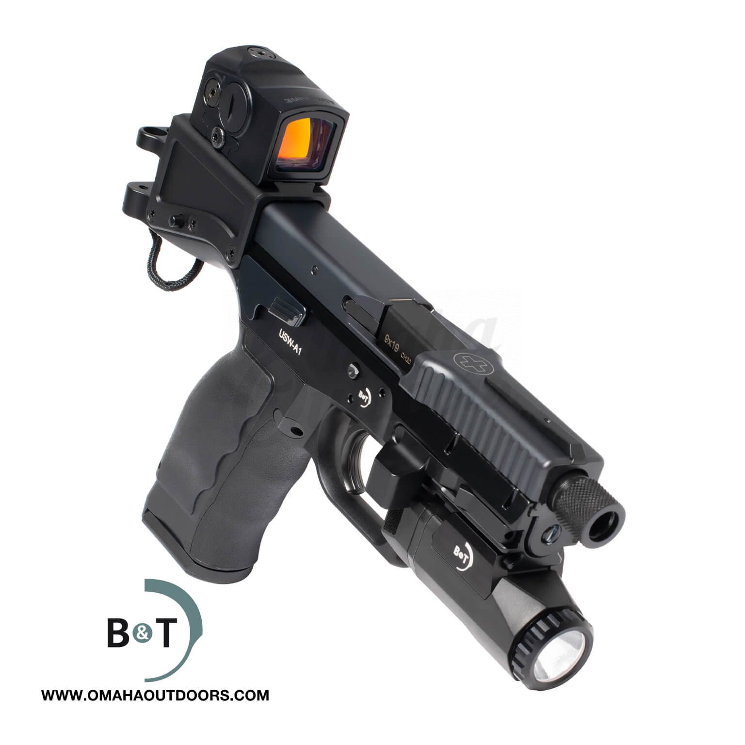 Bandt Usw A1 17 Rd 9mm Pistol Aimpoint Acro Omaha Outdoors