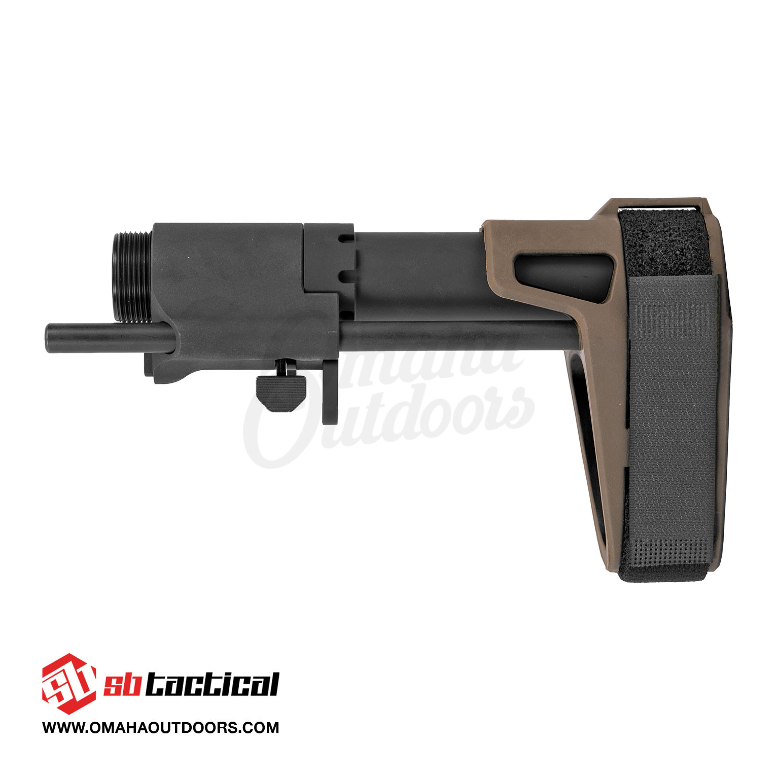 SB Tactical SBPDW Black / FDE Pistol Stabilizing Brace - Omaha Outdoors